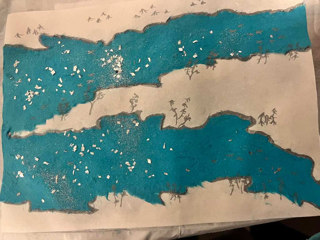 Blue sky and snow –&nbsp;finished